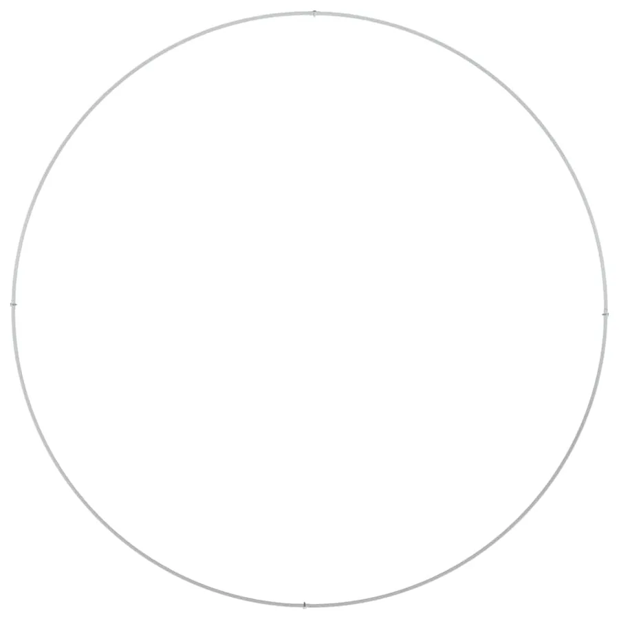 Anneau de jardinière Blanc 120 x 120 x 20 cm - 6
