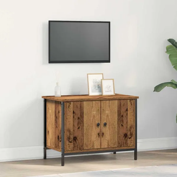 Meuble TV Bois Ancien 60 x 35 x 45 cm Bois d'ingénierie