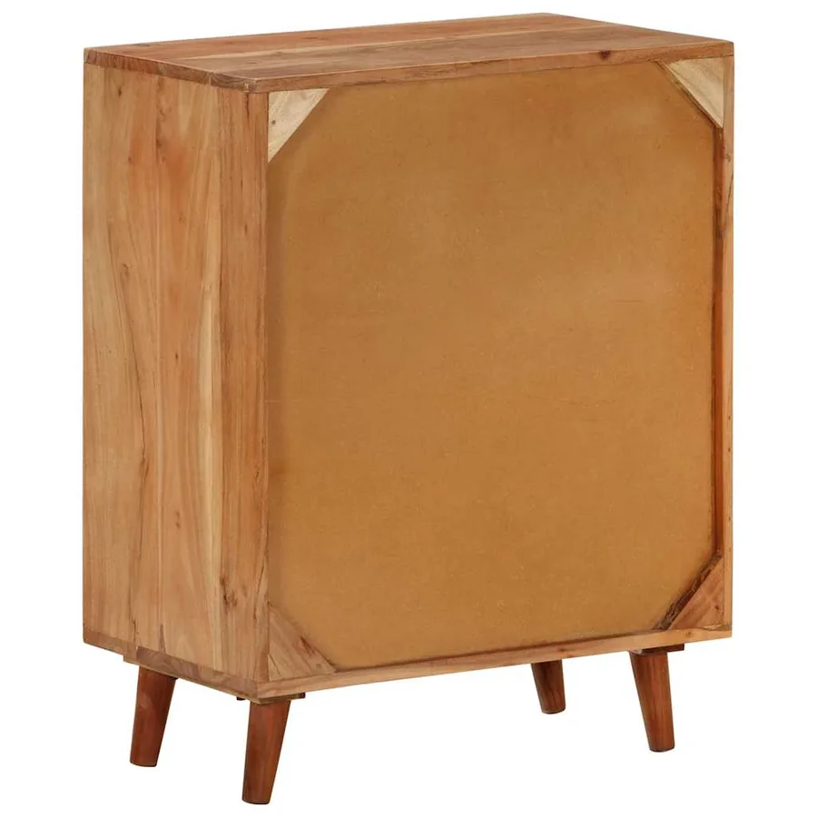 Buffet 60x35x74 cm bois massif d'acacia - 3