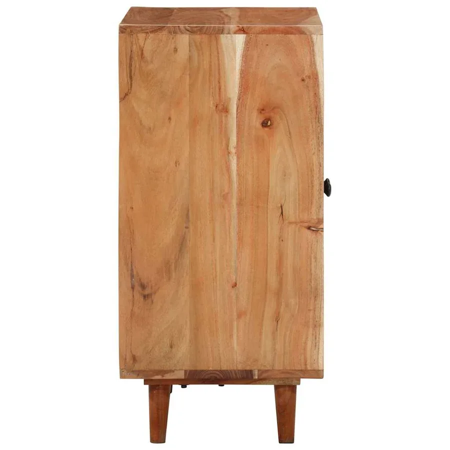 Buffet 60x35x74 cm bois massif d'acacia - 5