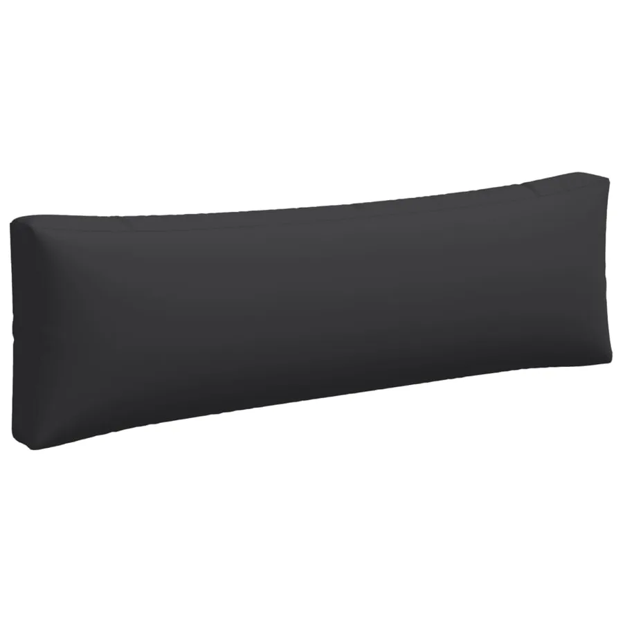 Coussins de palette lot de 3 noir tissu - 5