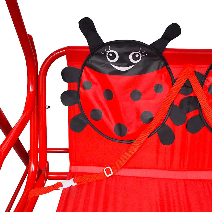 Siège balançoire pour enfants Rouge - 4