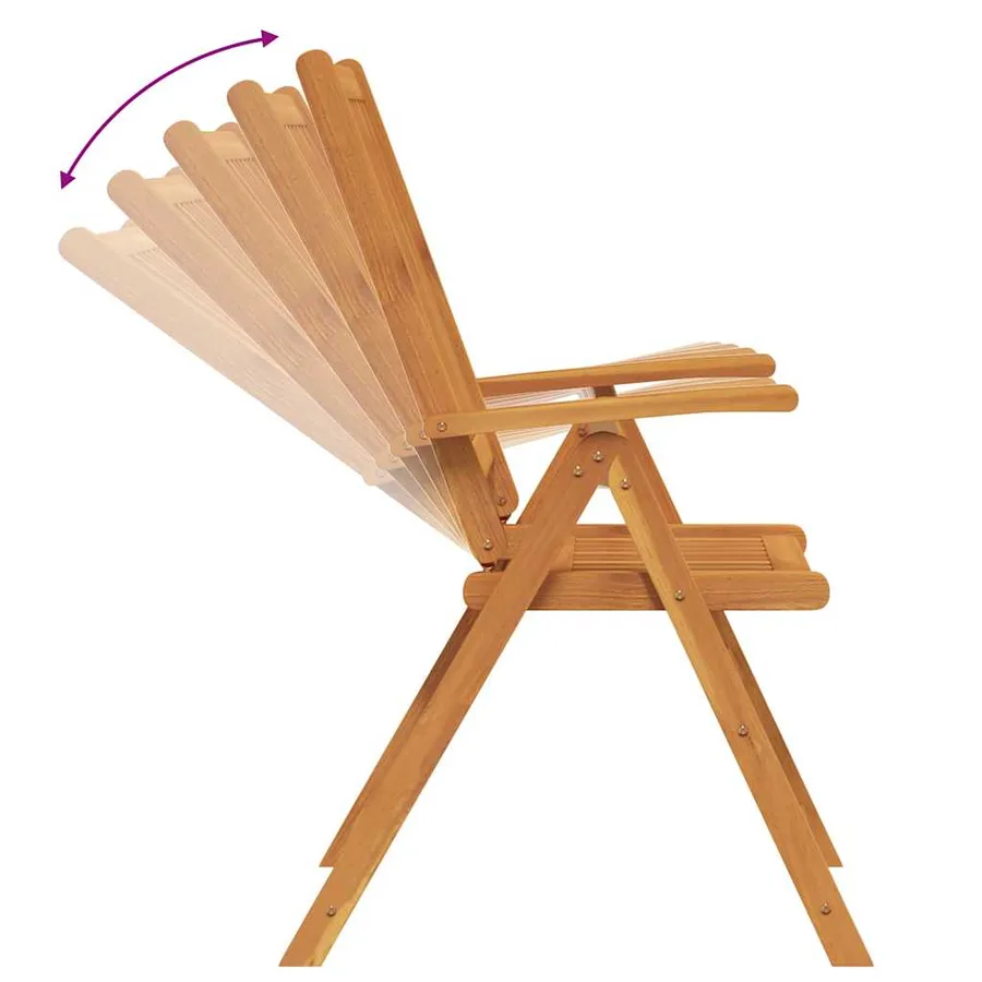 Ensemble de salle à manger pour jardin Pliable 7 pcs Marron - 10