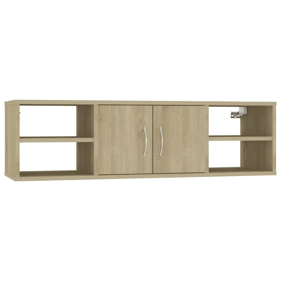 Étagère murale Chêne sonoma 102x30x29 cm Bois d’ingénierie - 2