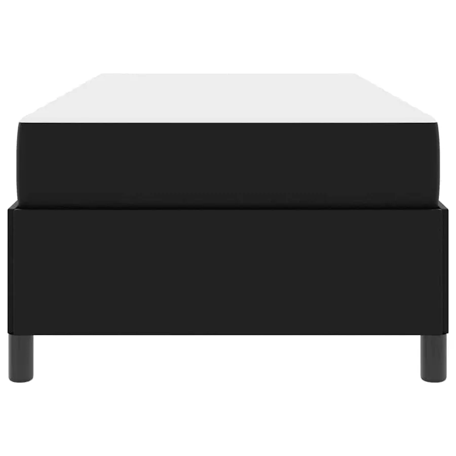Cadre de lit avec matelas Noir 80 x 200 cm tissu - 7