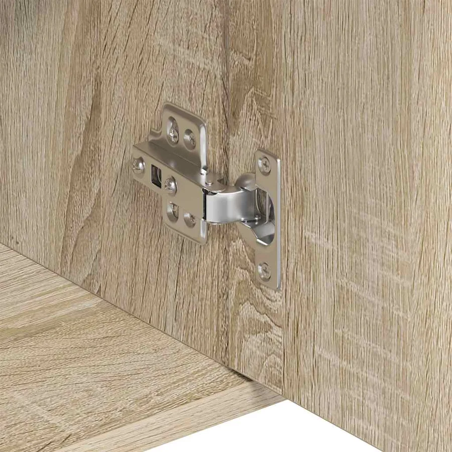 Buffet Chêne sonoma 88x30x70 cm Bois d'ingénierie - 10