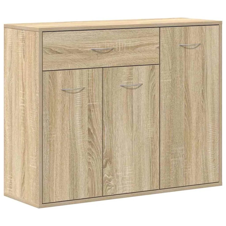 Buffet Chêne sonoma 88x30x70 cm Bois d'ingénierie - 2