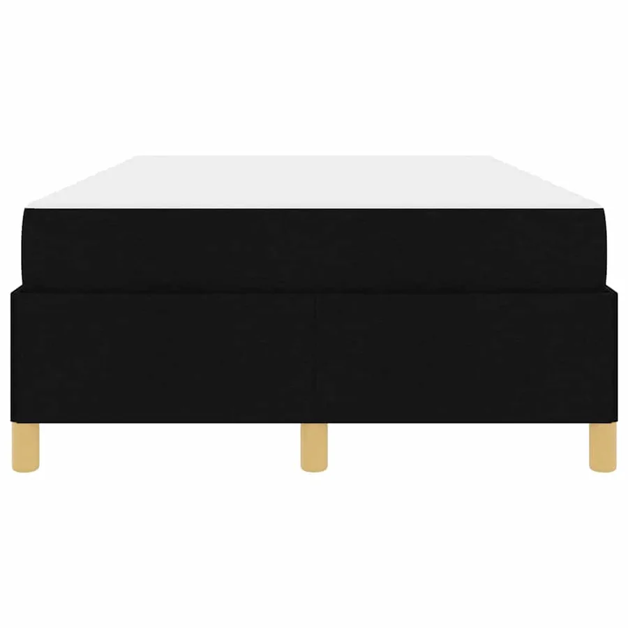 Cadre de lit avec matelas Noir 120 x 200 cm tissu - 7