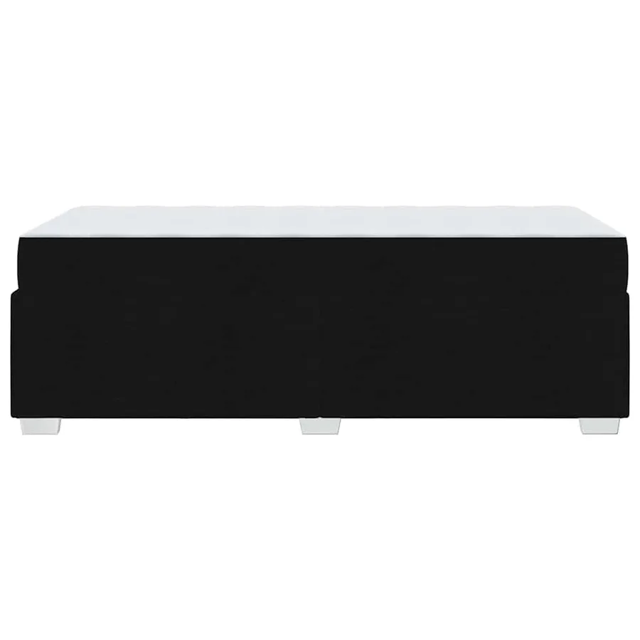Cadre de lit avec matelas Noir 80 x 200 cm tissu - 6