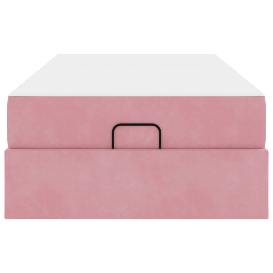 Cadre de lit avec matelas 2 pcs Rose Velours - 6