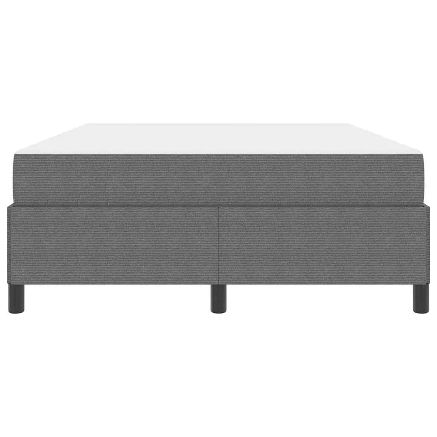 Cadre de lit avec matelas Gris clair 160 x 200 cm tissu - 5