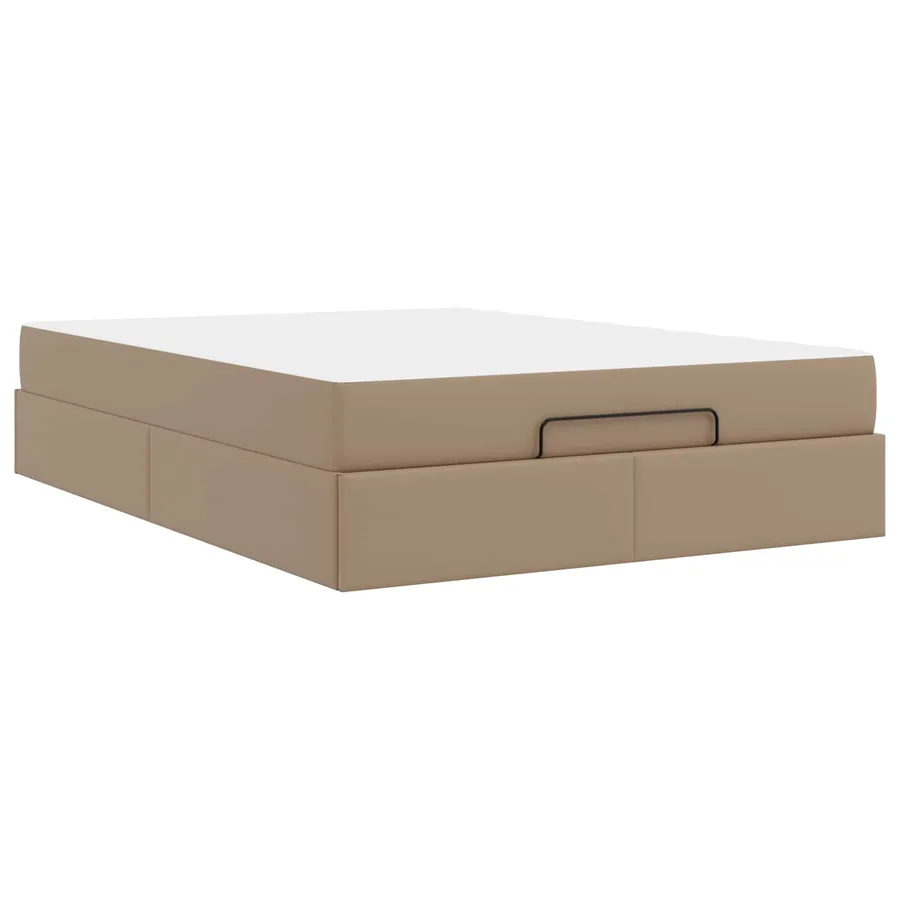 Cadre de lit avec matelas Autre 2 pcs Tan PVC - 9