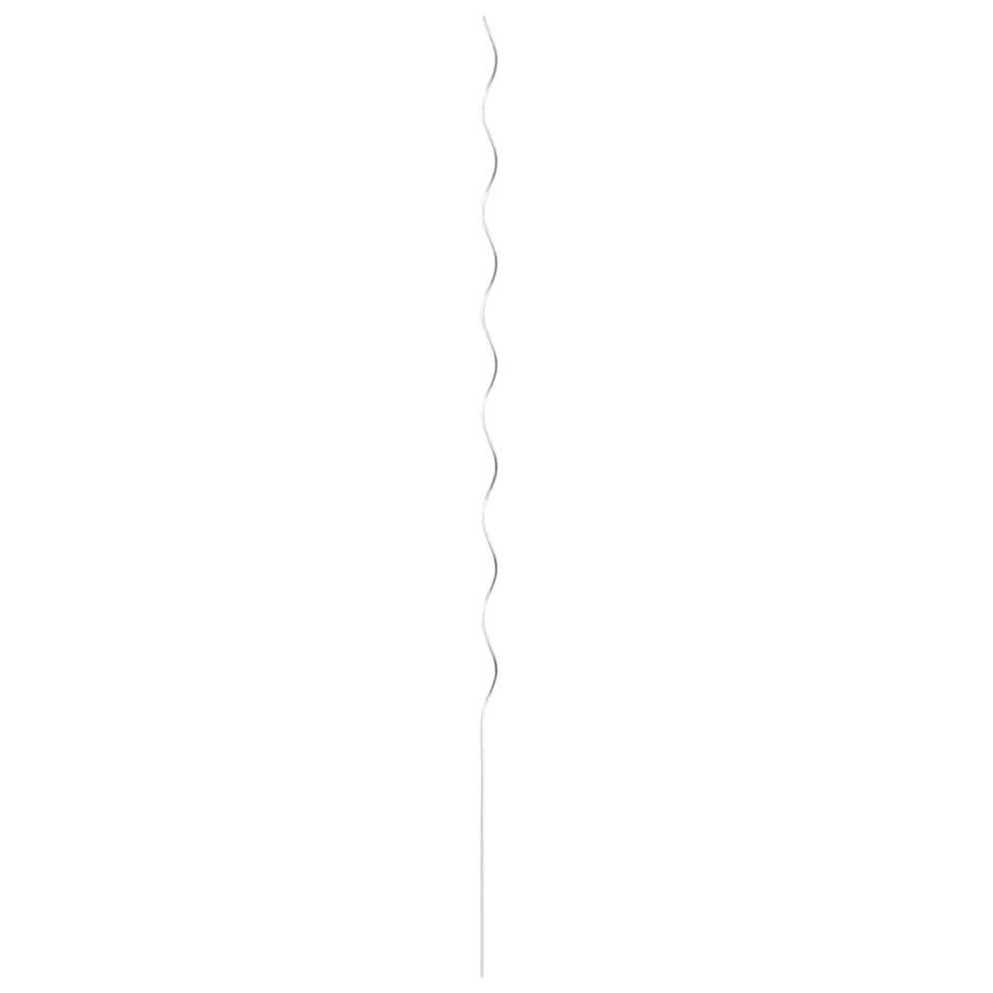 Supports de plantes en spirale 20 pcs Acier galvanisé 170 cm - 7