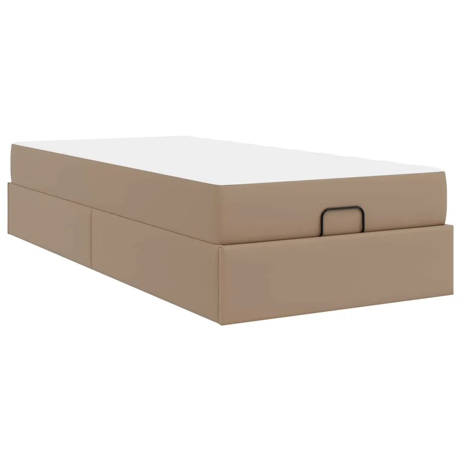 Cadre de lit avec matelas Autre 2 pcs Tan PVC - 9