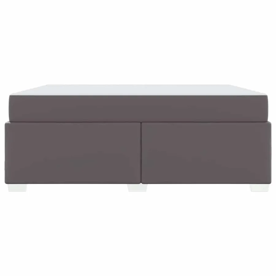Cadre de lit Gris 180 x 200 cm tissu - 5