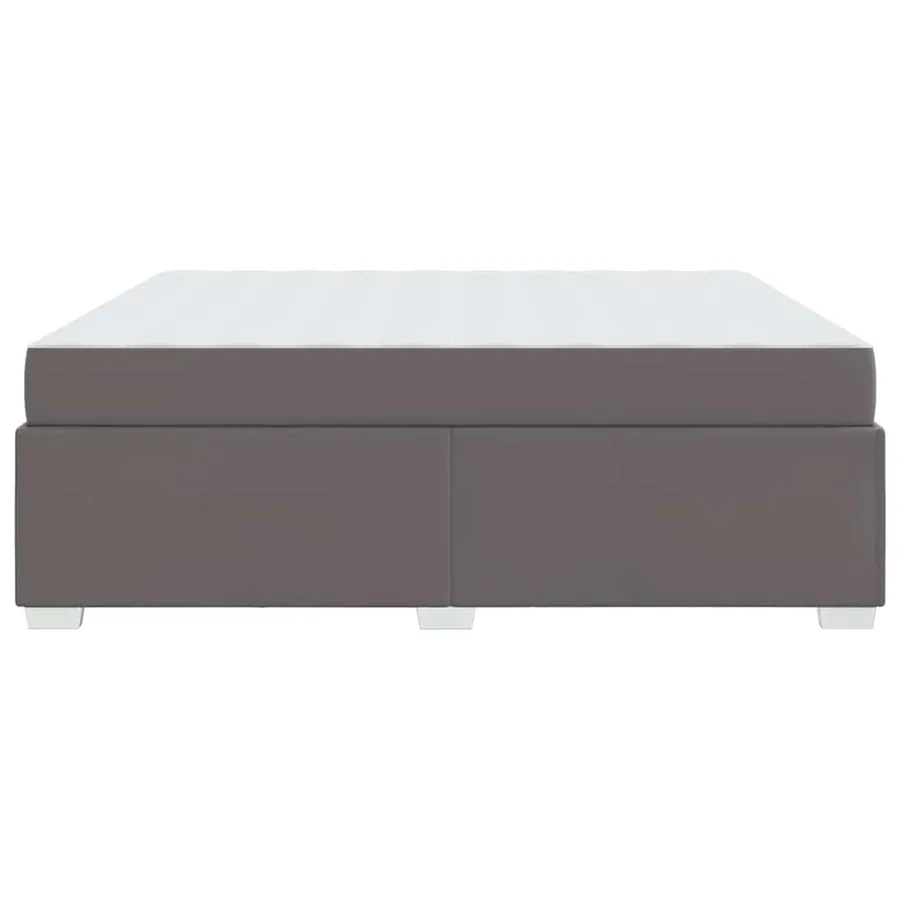 Cadre de lit Gris 180 x 200 cm tissu - 6