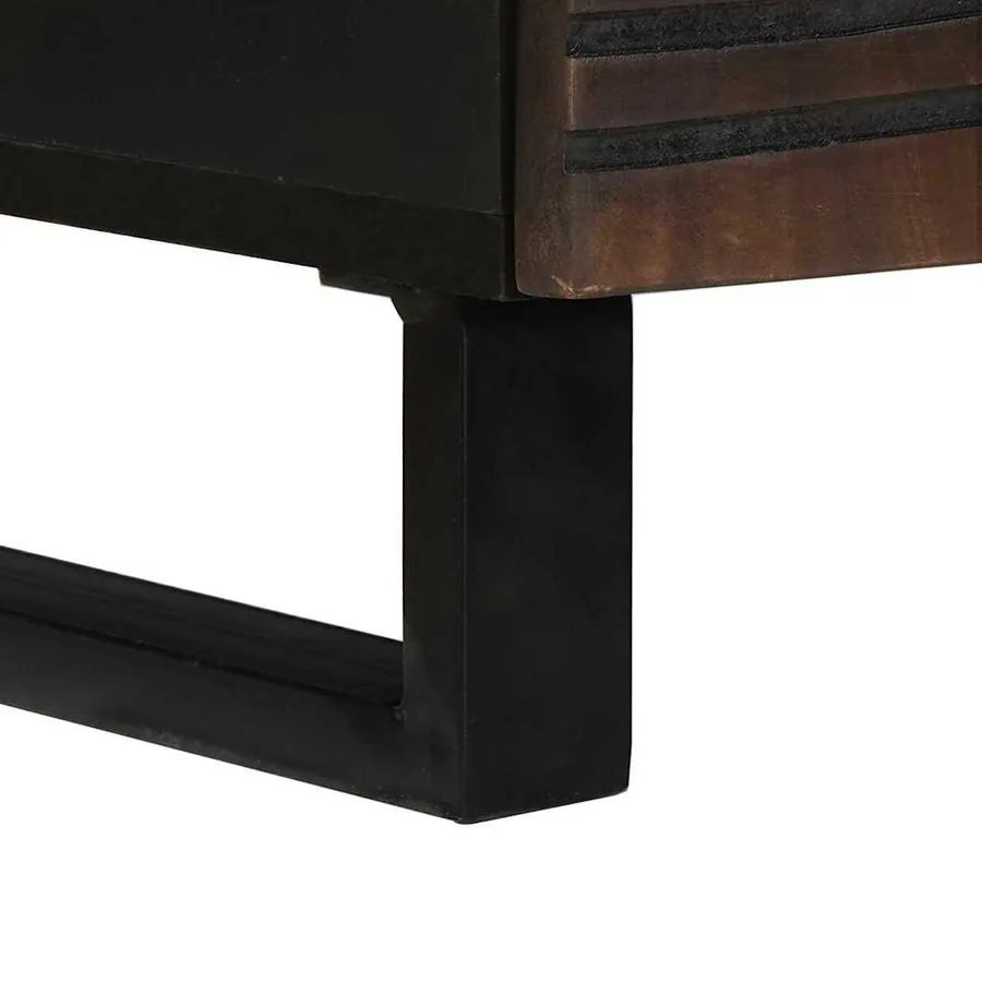 Table basse Noyer 80 x 54 x 40 cm Bois d'ingénierie - 6