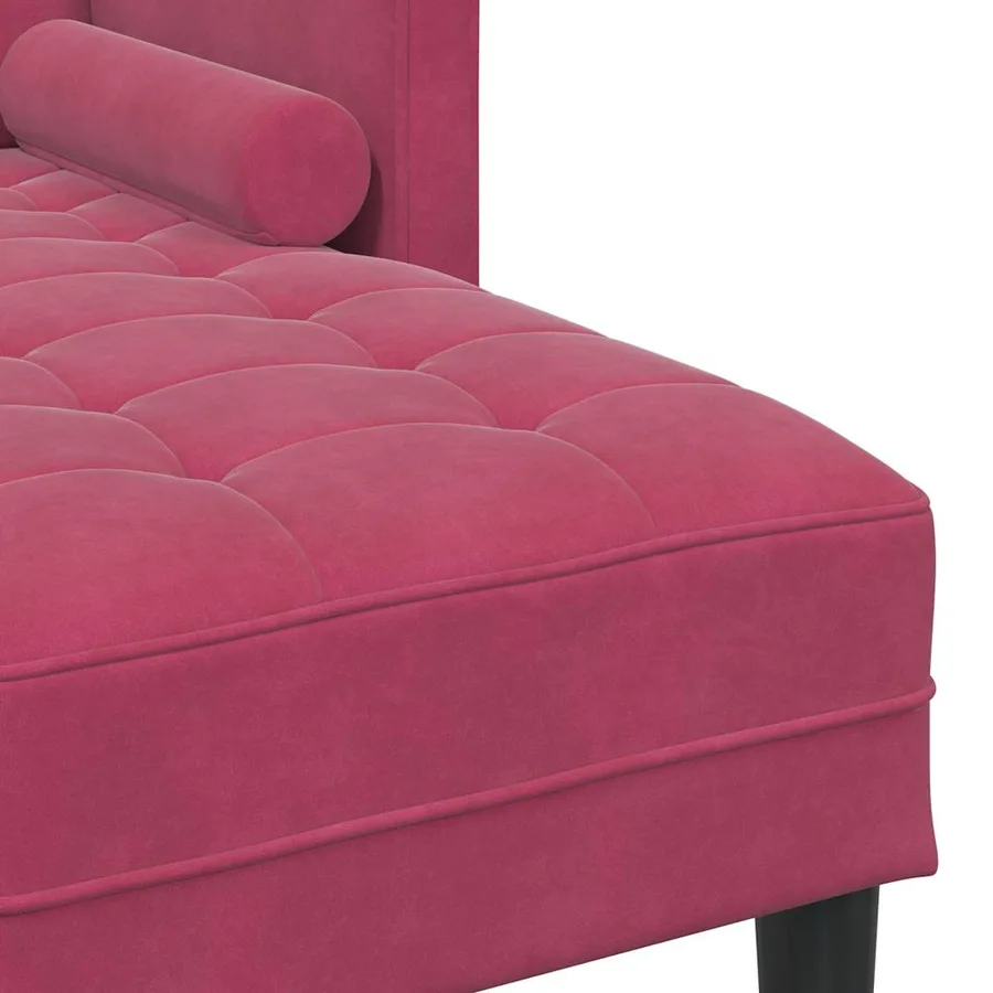 Ensemble de Canapés avec coussin Bordeaux Polyester - 7