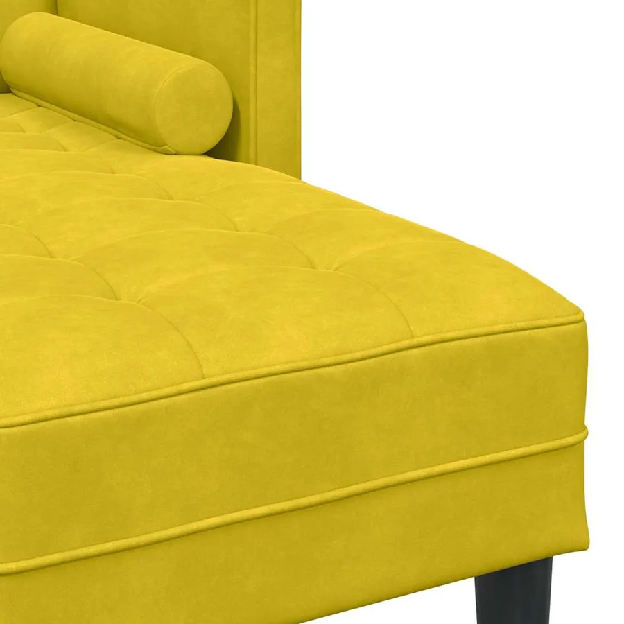 Ensemble de Canapés avec coussin Jaune Polyester - 7