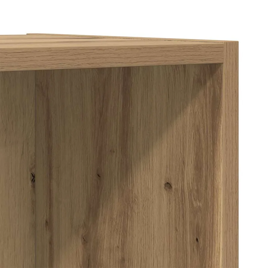 Ensemble meuble TV 2 pcs Marron Bois d'ingénierie - 6