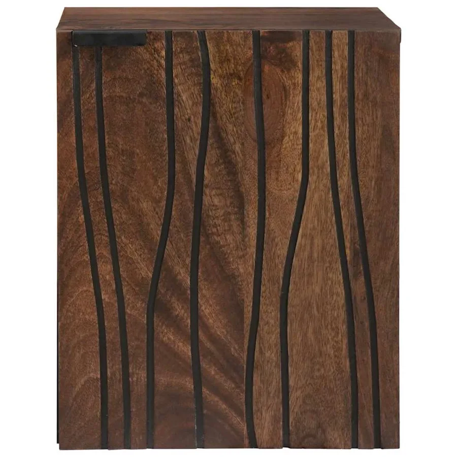 Meuble de Lavabo de Salle de Bain Noyer 38 x 33,5 x 48 cm - 4