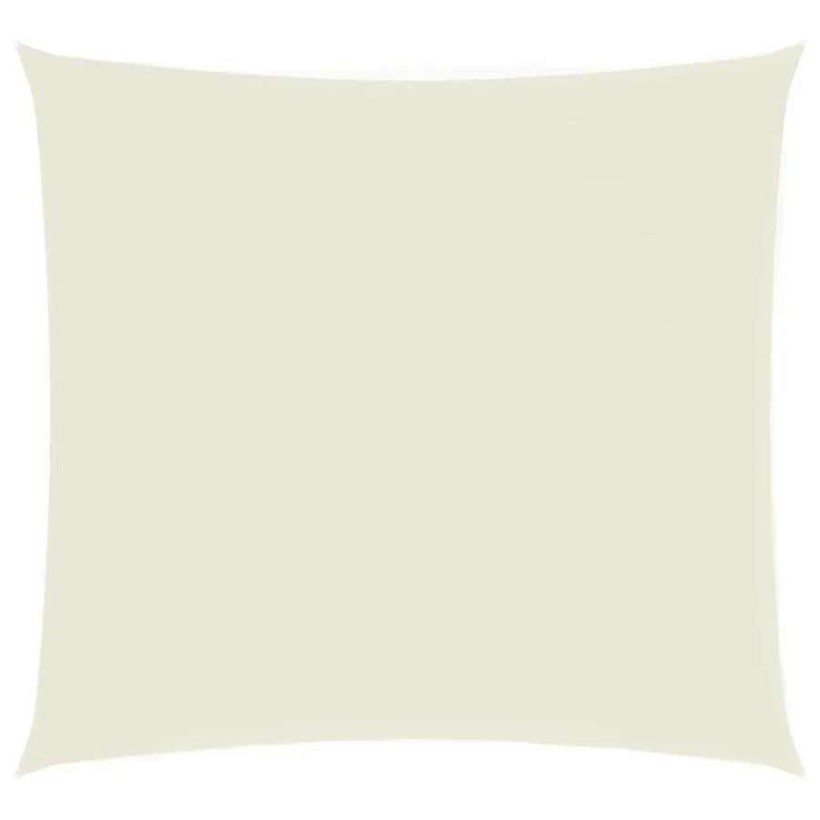 Voile de parasol tissu oxford carré 7x7 m crème - 2