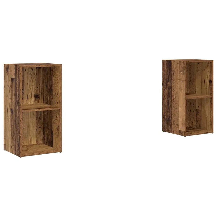 Ensemble meuble TV 2 pcs Bois Ancien 72 x 35 x 36,5 cm - 2