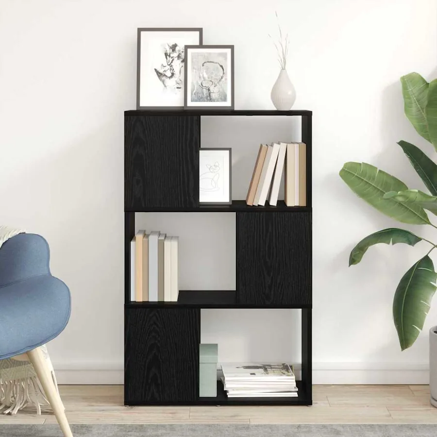Ensemble meuble TV Noir 60 x 24 x 94,5 cm Bois d'ingénierie
