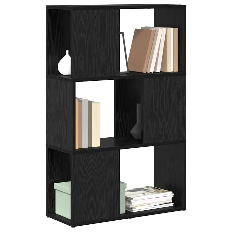 Ensemble meuble TV Noir 60 x 24 x 94,5 cm Bois d'ingénierie - 3