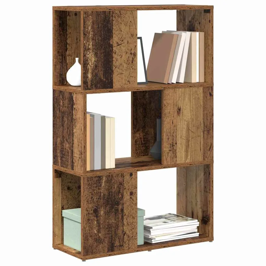 Ensemble meuble TV Marron 60 x 24 x 94,5 cm Bois d'ingénierie - 3