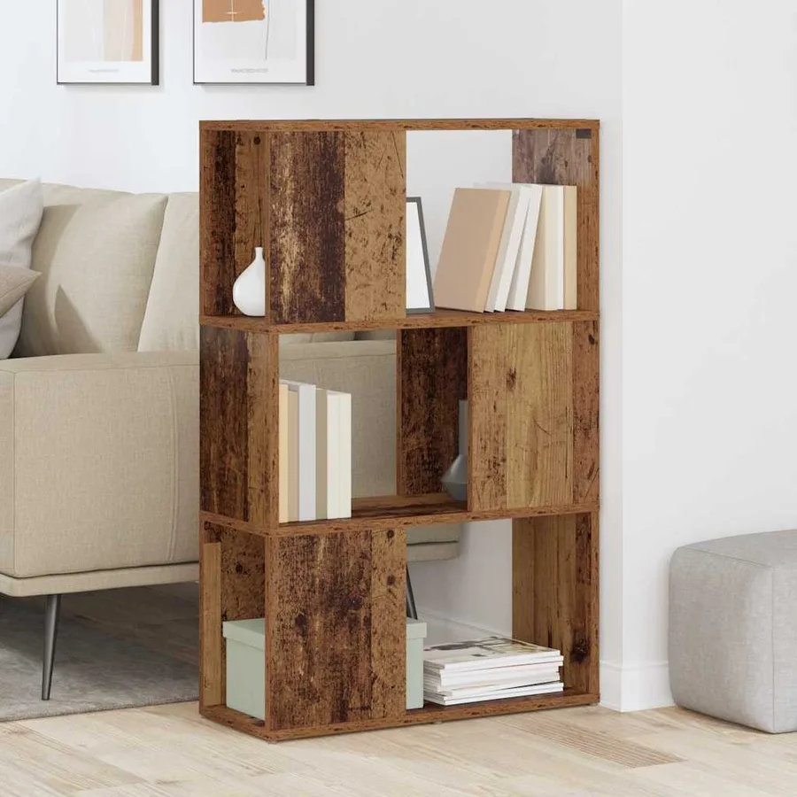 Ensemble meuble TV Marron 60 x 24 x 94,5 cm Bois d'ingénierie - 4
