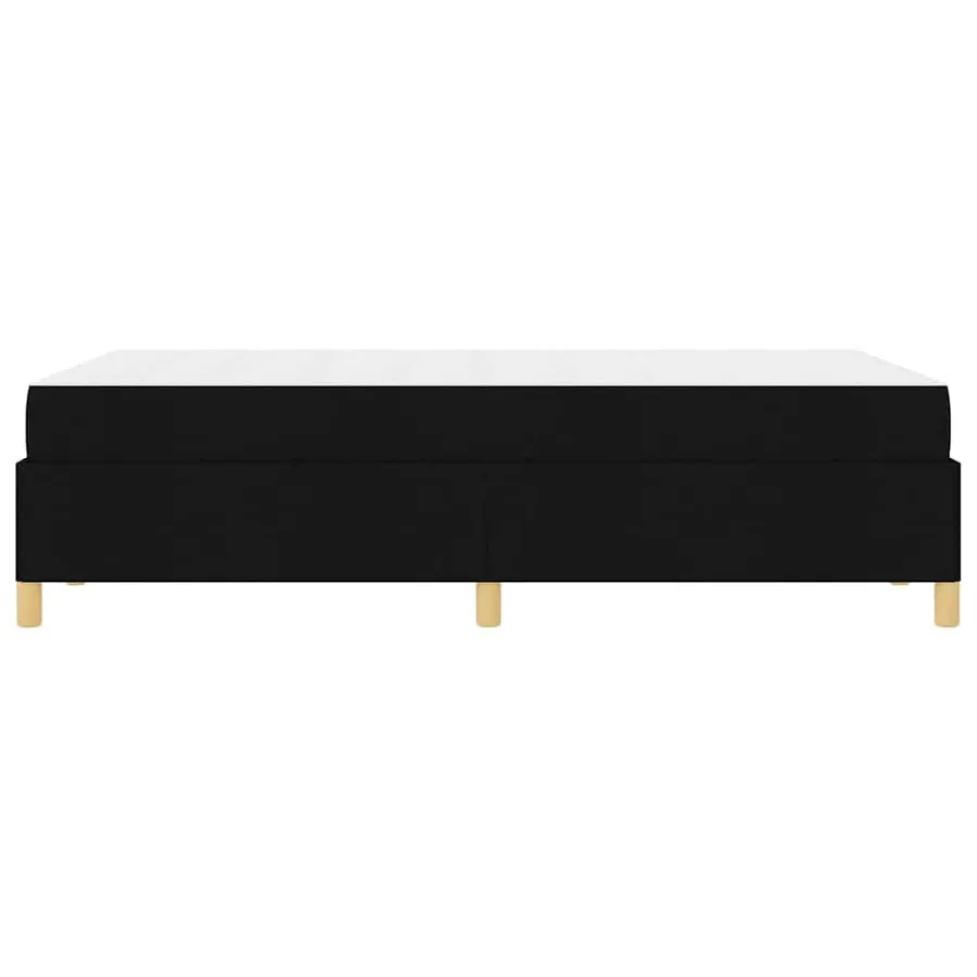 Cadre de lit avec matelas Noir 120 x 190 cm tissu - 6