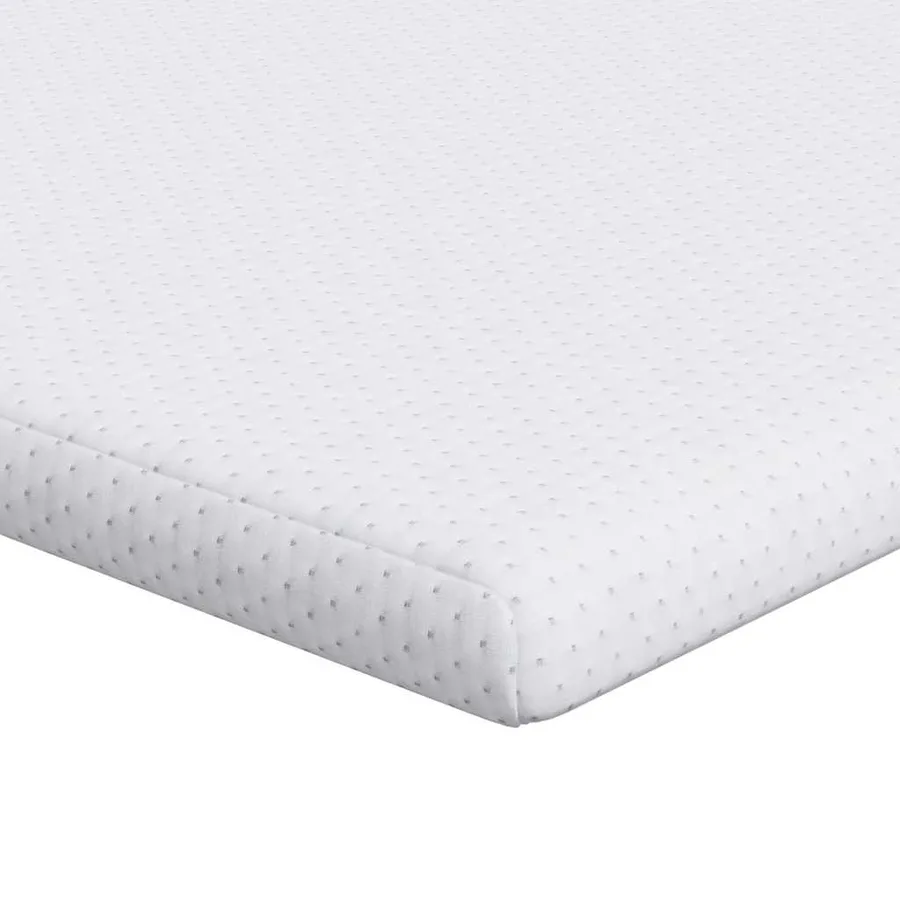 Surmatelas Blanc 200 x 200 cm Tissu Jacquard - 2