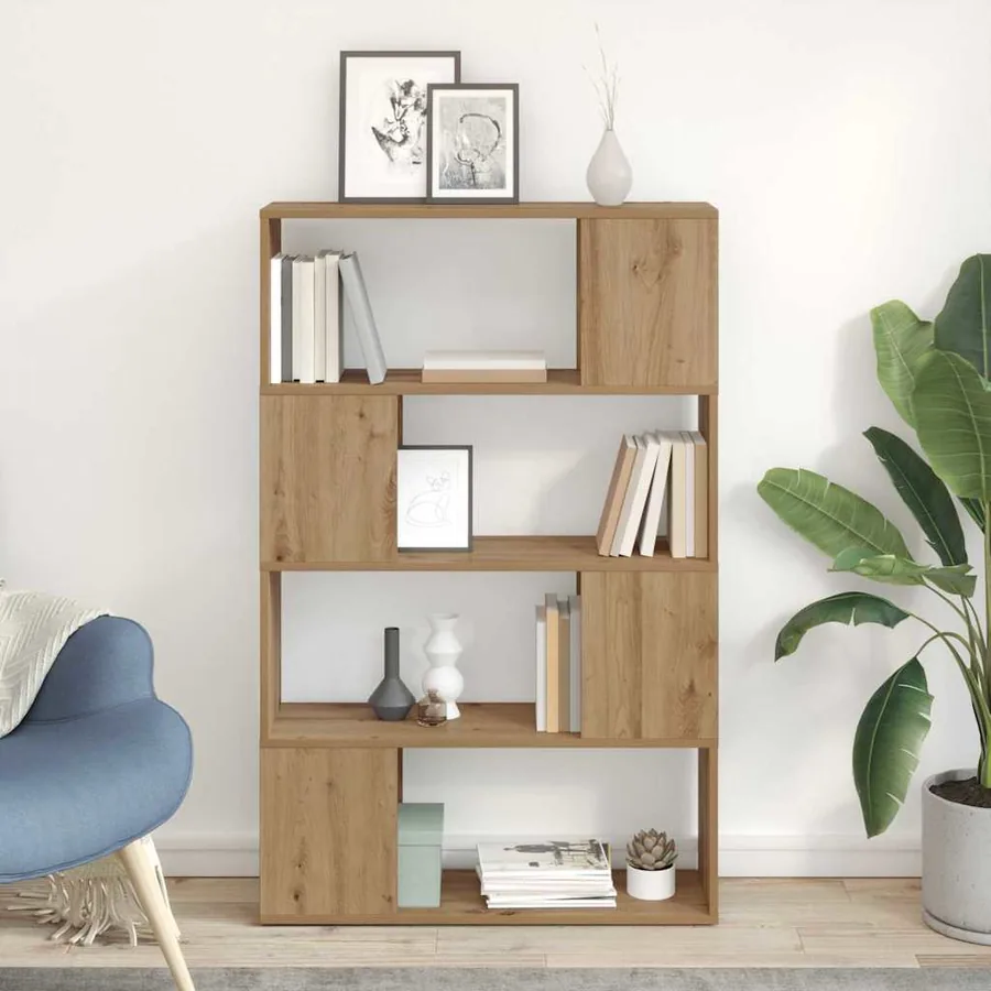 Ensemble meuble TV 80 x 24 x 125 cm Marron Bois d'ingénierie