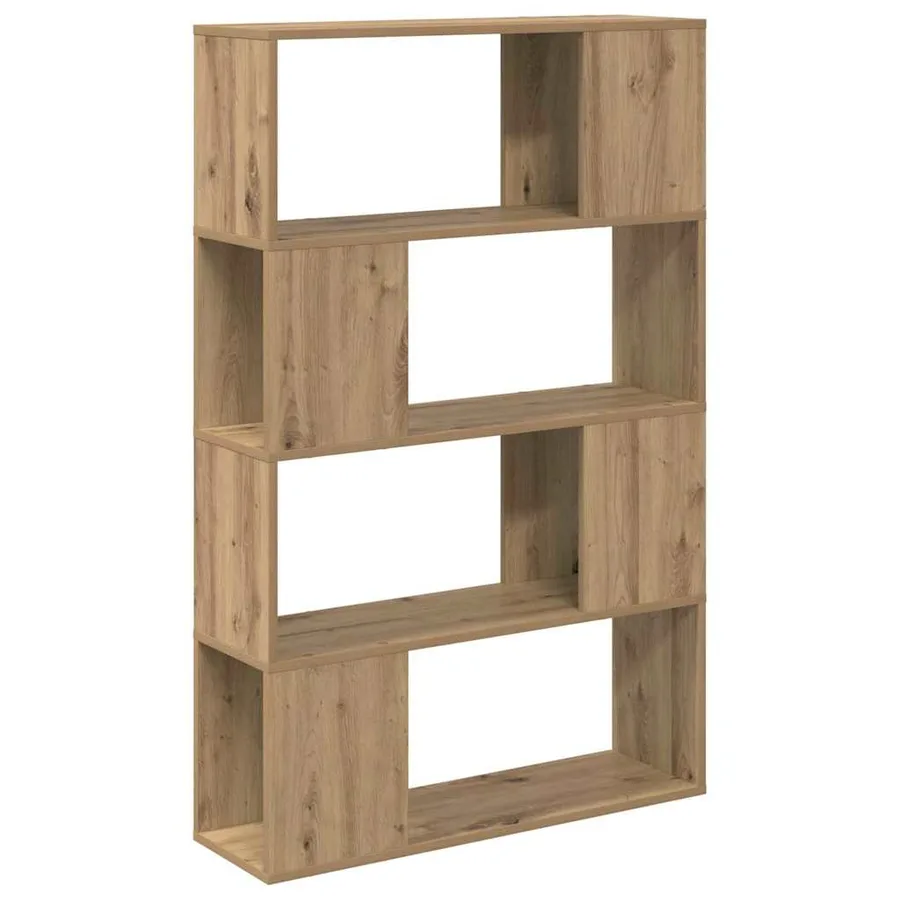 Ensemble meuble TV 80 x 24 x 125 cm Marron Bois d'ingénierie - 2