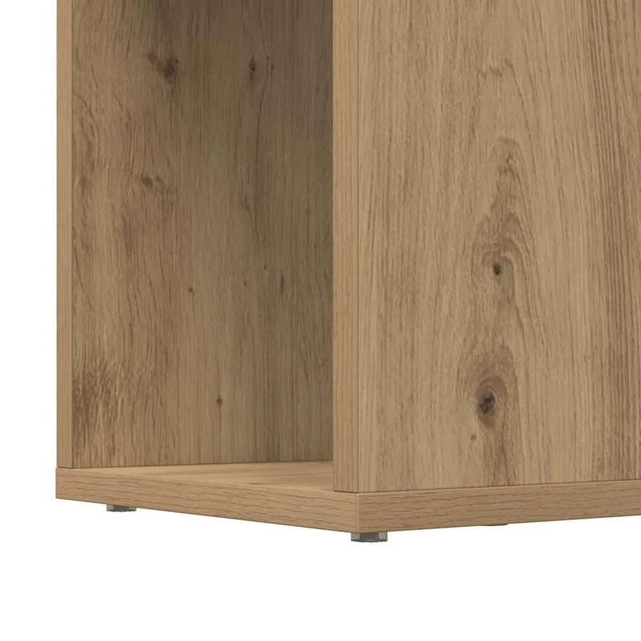 Ensemble meuble TV 80 x 24 x 125 cm Marron Bois d'ingénierie - 9