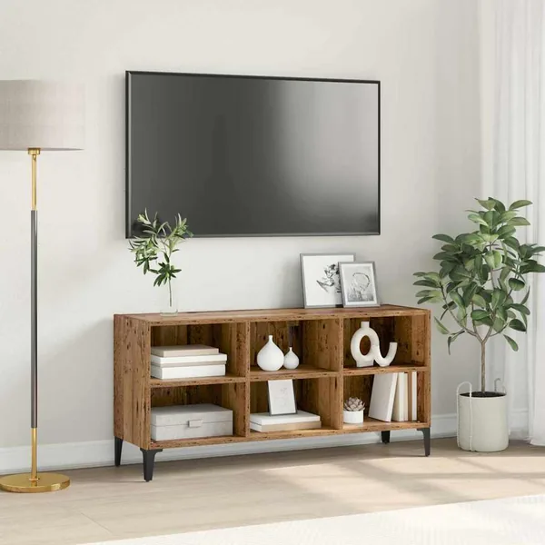 Ensemble meuble TV Marron 103,5 x 30 x 50 cm Bois d’ingénierie