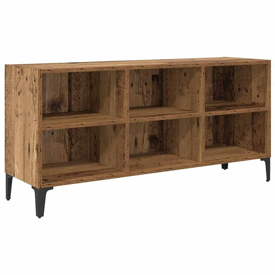 Ensemble meuble TV Marron 103,5 x 30 x 50 cm Bois d’ingénierie - 2