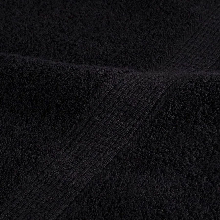 Serviette Invité SOLUND 25 pc Noir 100 x 200 cm 550 gsm - 6