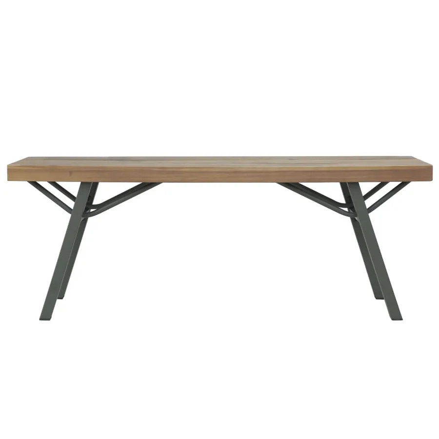 Banc de jardin 120 cm Bois d'acacia solide - 2