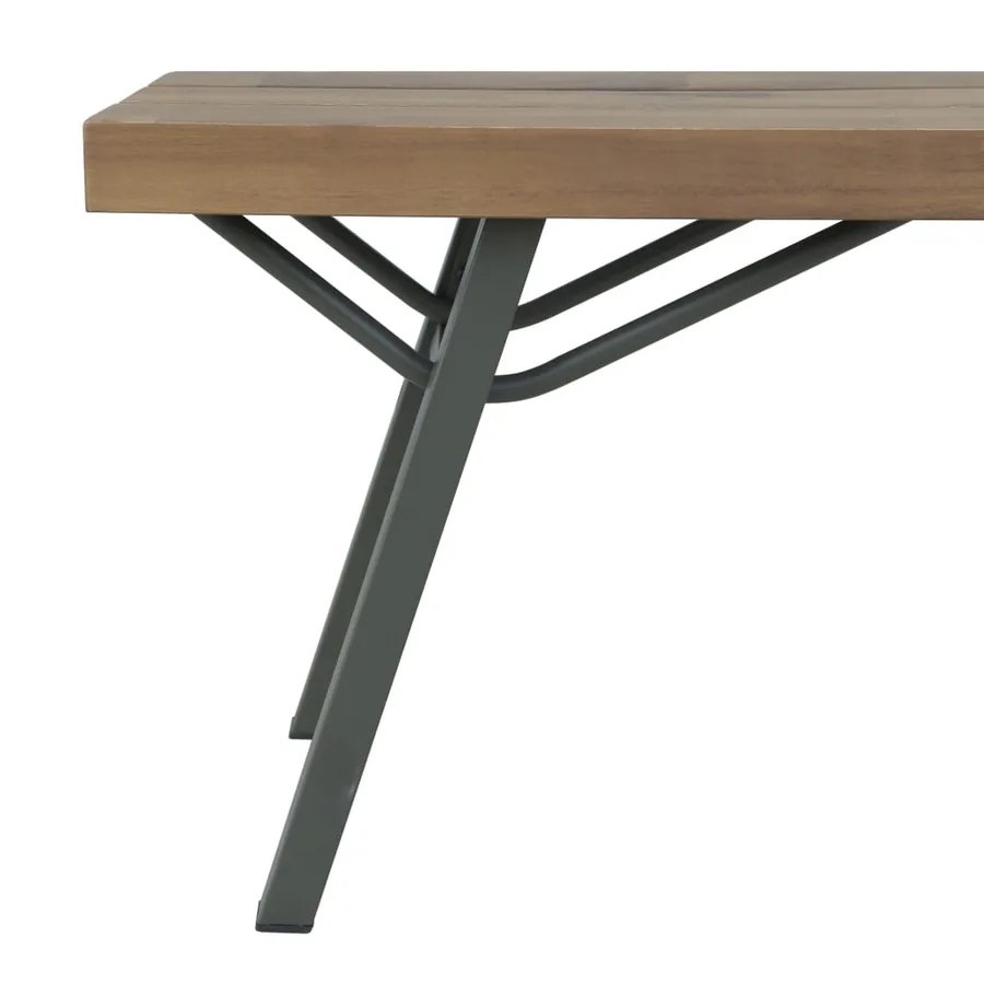 Banc de jardin 120 cm Bois d'acacia solide - 3