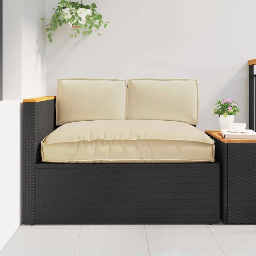 Ensemble de coussins 3 pcs Beige Tissu Oxford