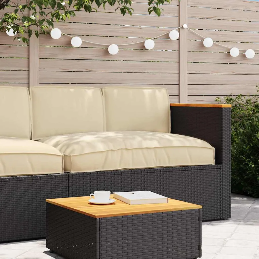 Ensemble de coussins 3 pcs Beige Tissu Oxford - 4