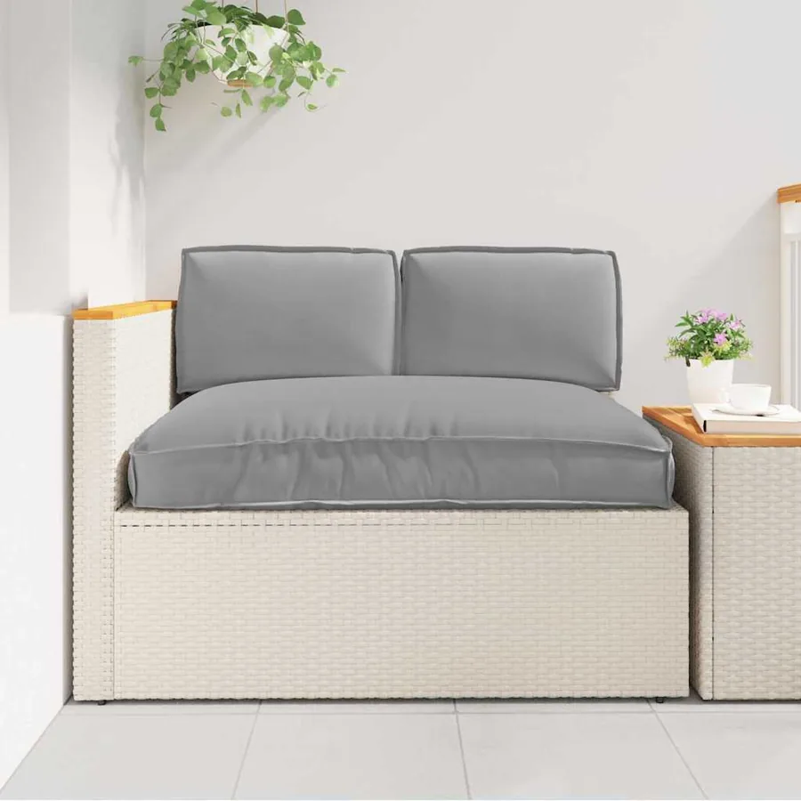 Ensemble de coussins 3 pcs Gris Tissu Oxford