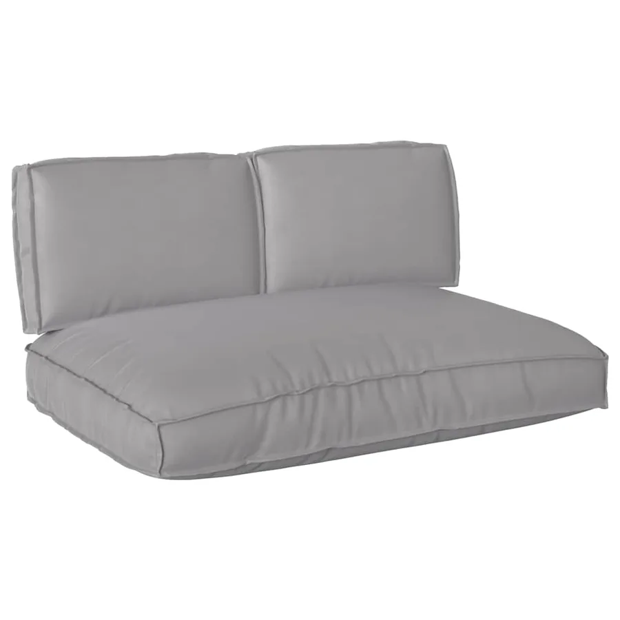 Ensemble de coussins 3 pcs Gris Tissu Oxford - 2