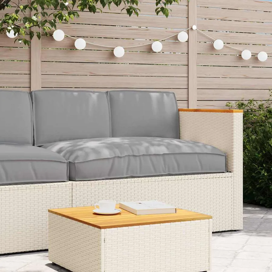 Ensemble de coussins 3 pcs Gris Tissu Oxford - 4
