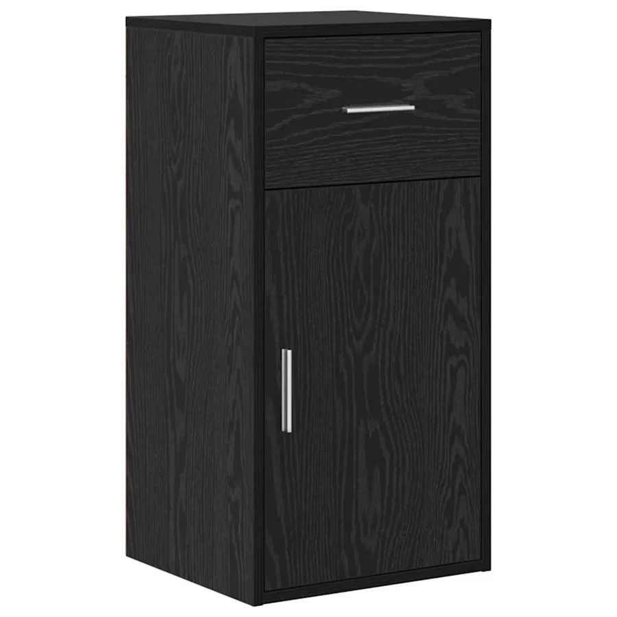 Buffet avec tiroir Chêne noir 38 x 34 x 75 cm - 2