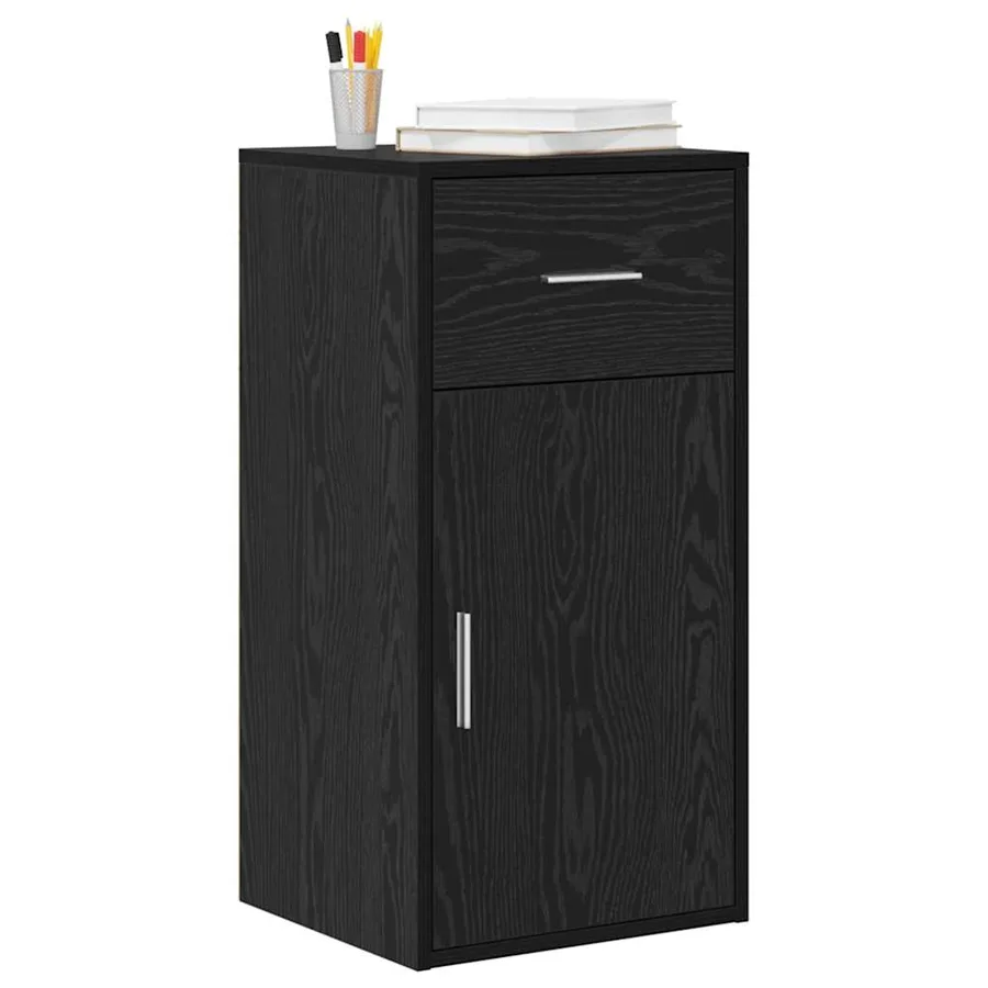 Buffet avec tiroir Chêne noir 38 x 34 x 75 cm - 3
