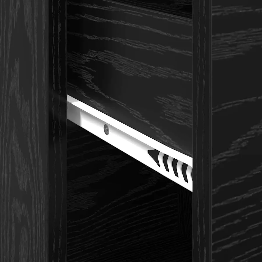 Buffet avec tiroir Chêne noir 38 x 34 x 75 cm - 9
