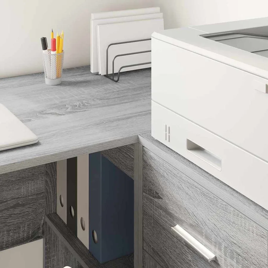 Buffet avec tiroir Gris Sonoma 38 x 34 x 75 cm - 4